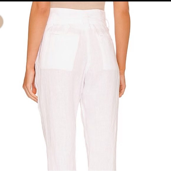 L'AGENCE Heather Paperbag Pant in Blanc 23 New SOLD OUT!!! - Picture 4 of 12